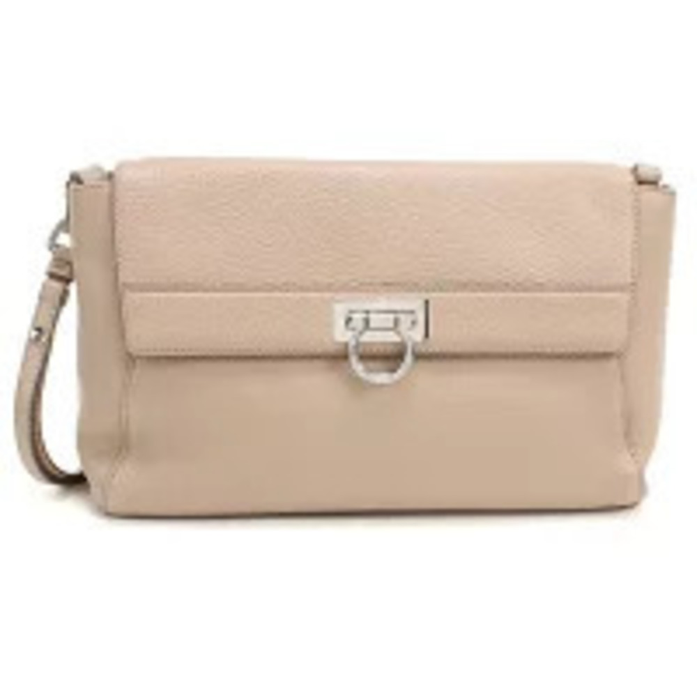 Salvatore Ferragamo Shoulder Bag Gancini Aby Pink Crossbody